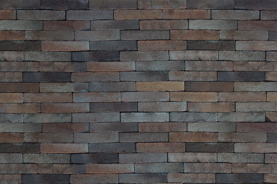 Gotland blau-braun Schmolz 292x71x52 мм, ABC Клинкерная тротуарная плитка ригельная - брусчатка